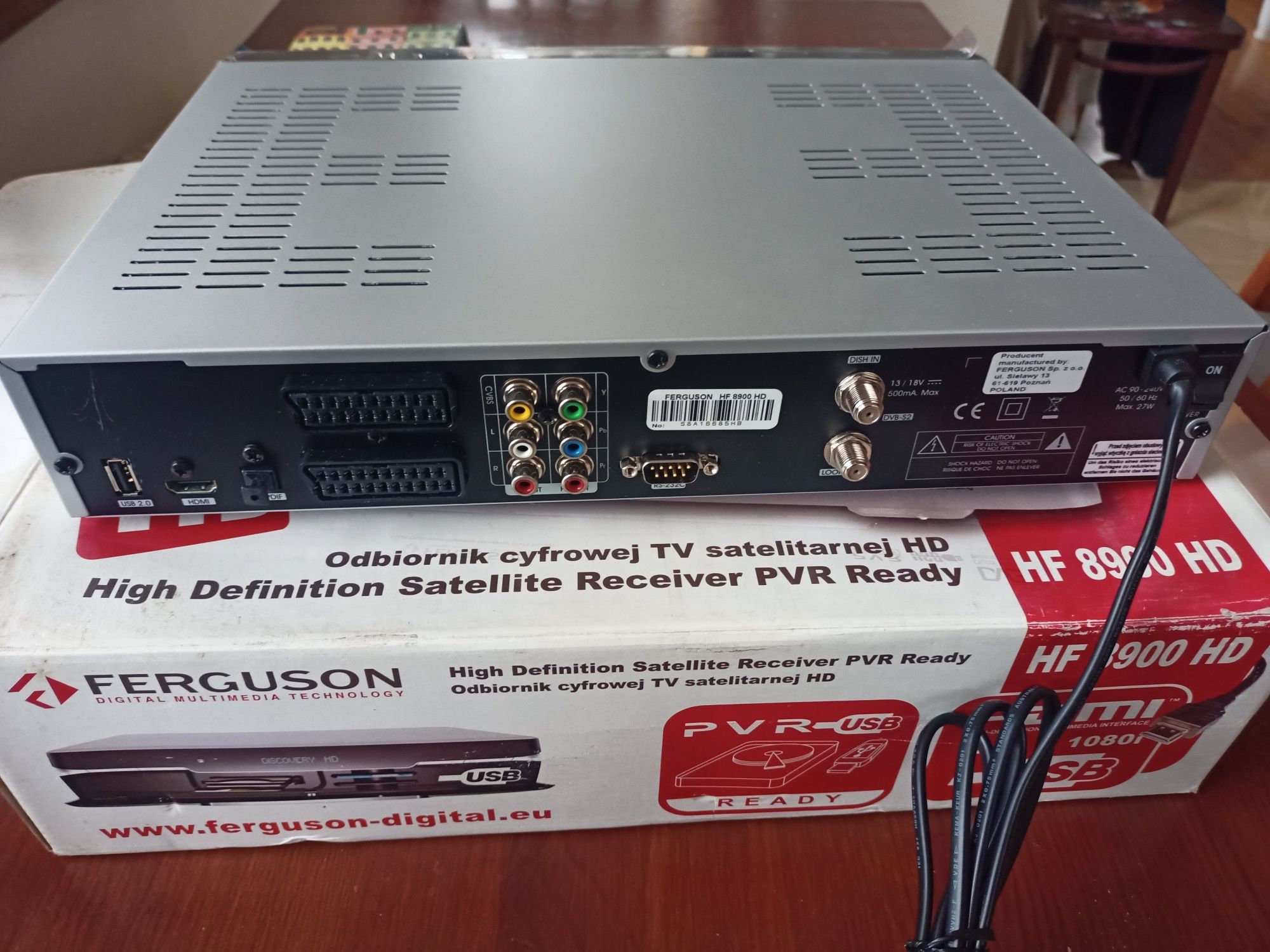 Tuner satelitarny Ferguson HF 8900 HD