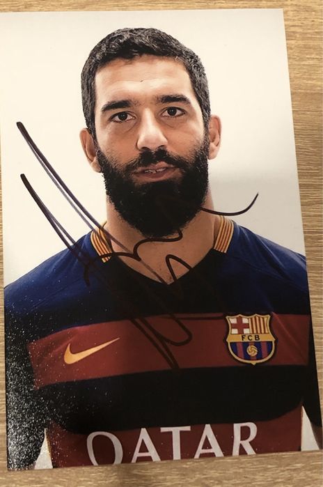 Автограф зірки футболу Арди Турана Барселона Атлетіко Мадрид Шахтар