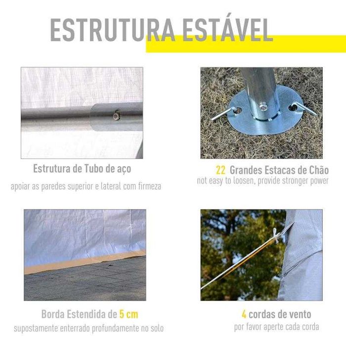 Tenda para Festas e Eventos 6x4x2,8m