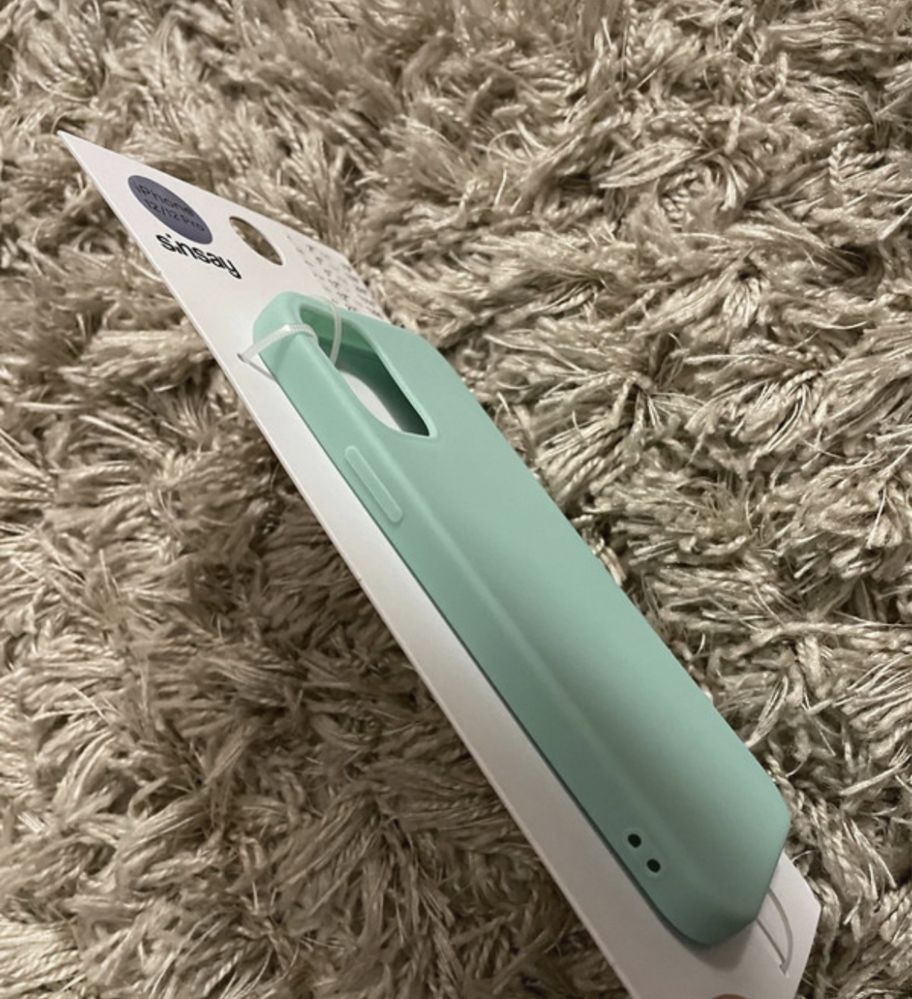 Etui case iphone 12 12pro zielone miętowe fioletowe