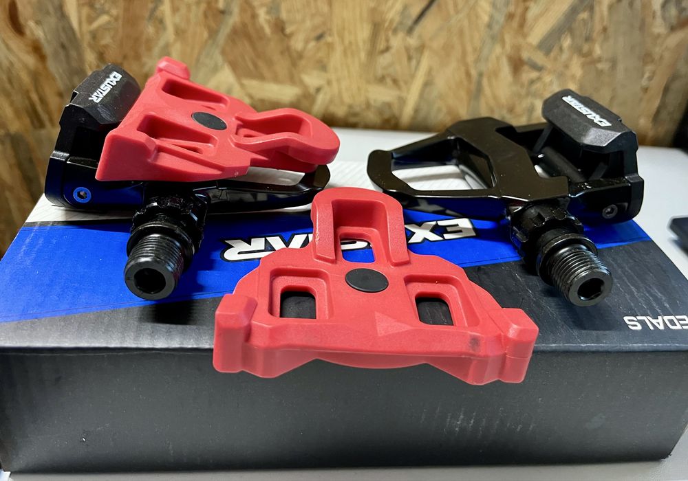 Nowe pedały szosowe Exustar PR15 system shimano