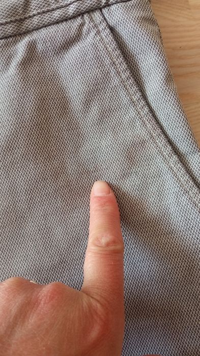 Eleganckie piękne szare wzorki spodnie Zara Man bawełniane wiskozowe