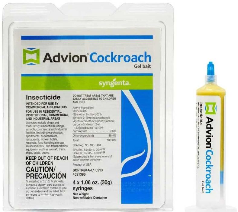 Гель от тараканов Advion Cockroach Gel Syngenta. Яд от тараканов США