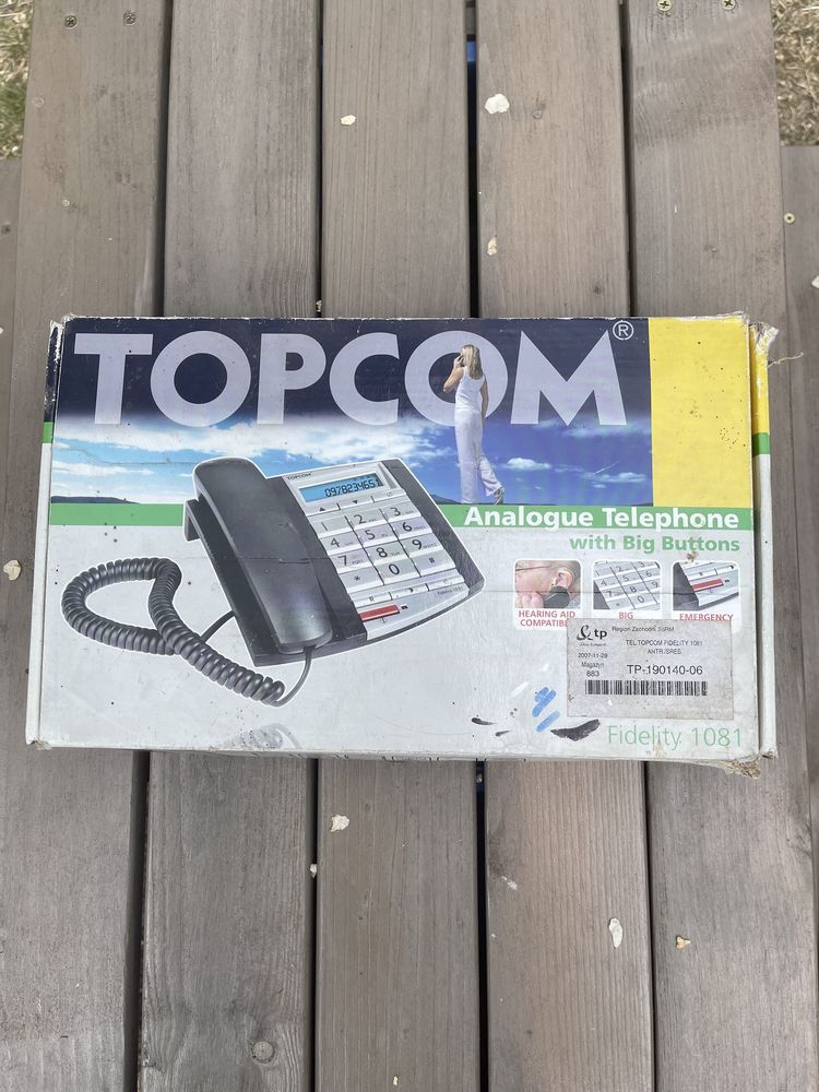 Telefon starcjonarny TOPCOM