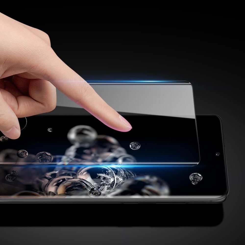 Szkło Hartowane Na Cały Ekran 9D Do Samsung Galaxy S21 Ultra 5G Czarny