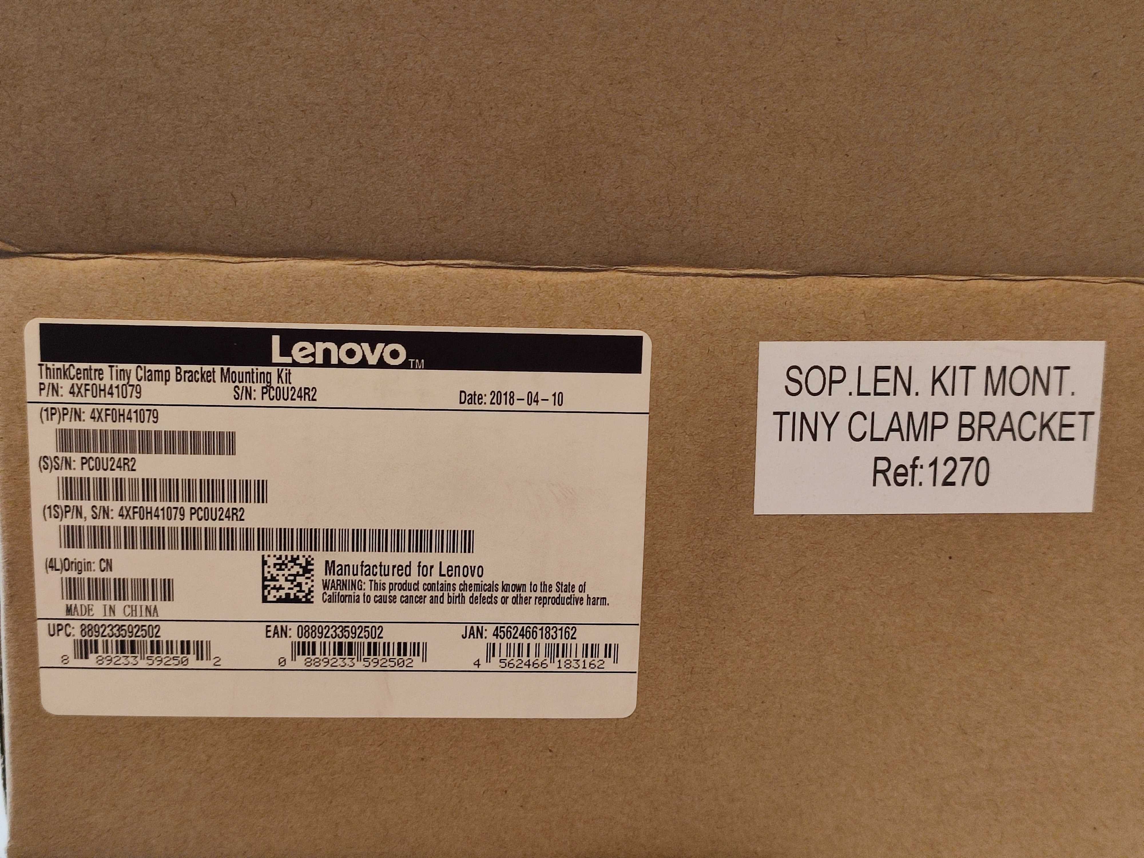 Suporte Thinkcentre Tiny - Thinkvision - SELADO
