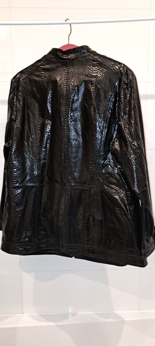 Kurtka Ulla Popken skóra 46 XL -XXL