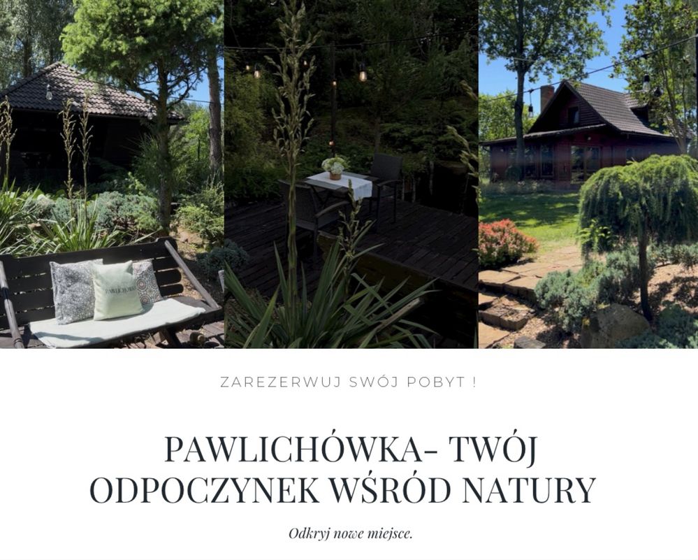 Domek całoroczny  z balia  Roztocze