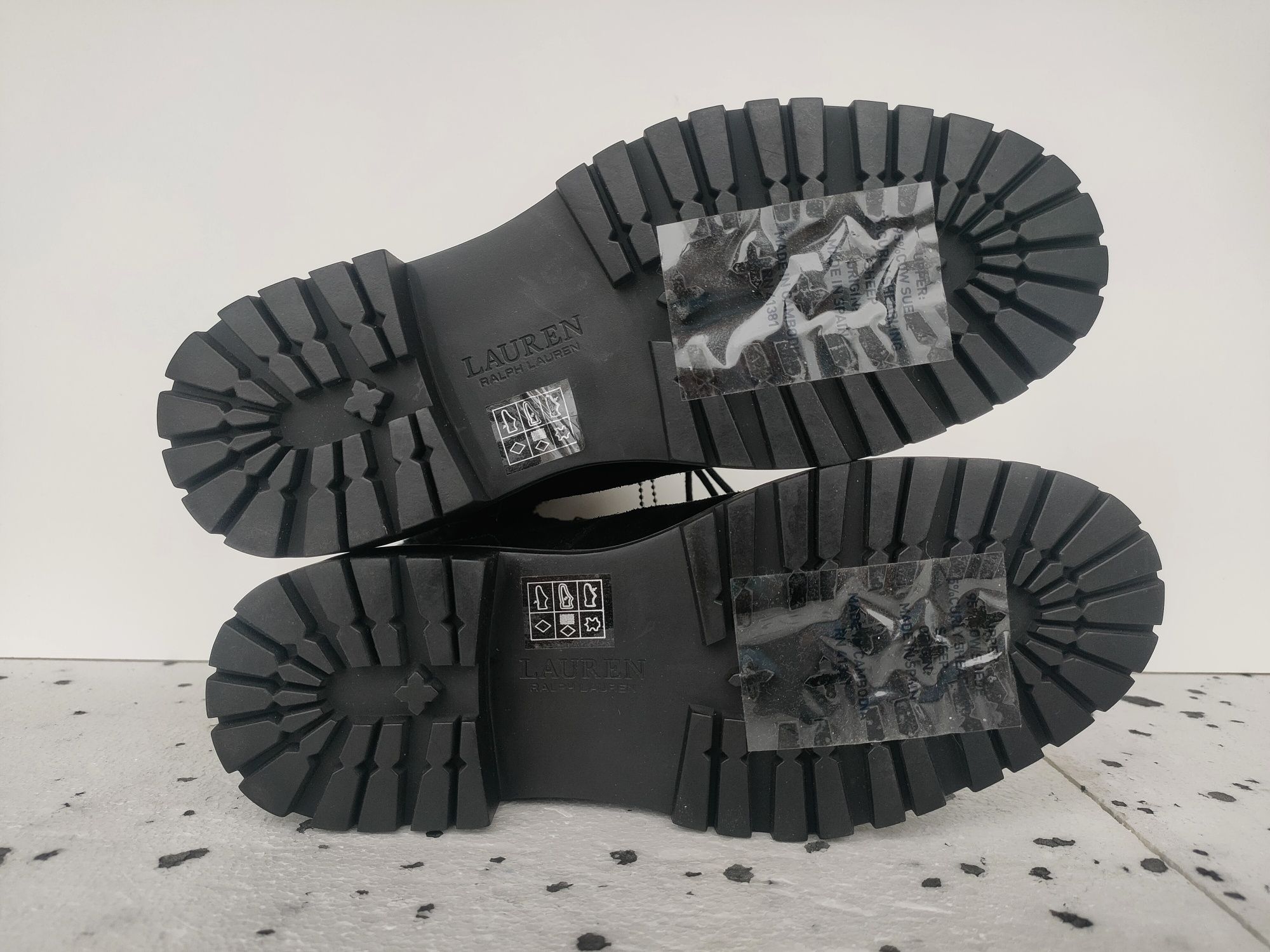 Buty Ralph Lauren trapery skórzane ocieplane r. 35,5 22,5cm
