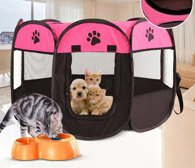 Składany Kojec Klatka Przenośna dla zwierzątek Nr294