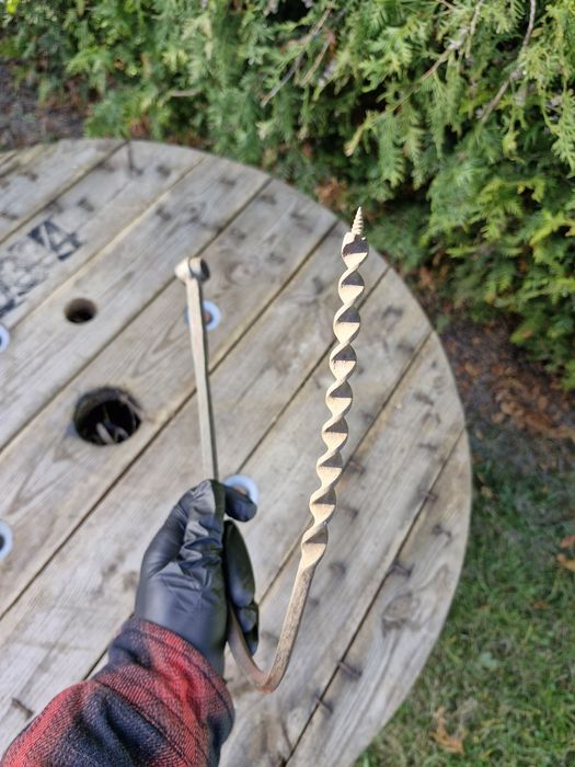 Zabytkowy Świder ciesielski do renowacji XIXw.