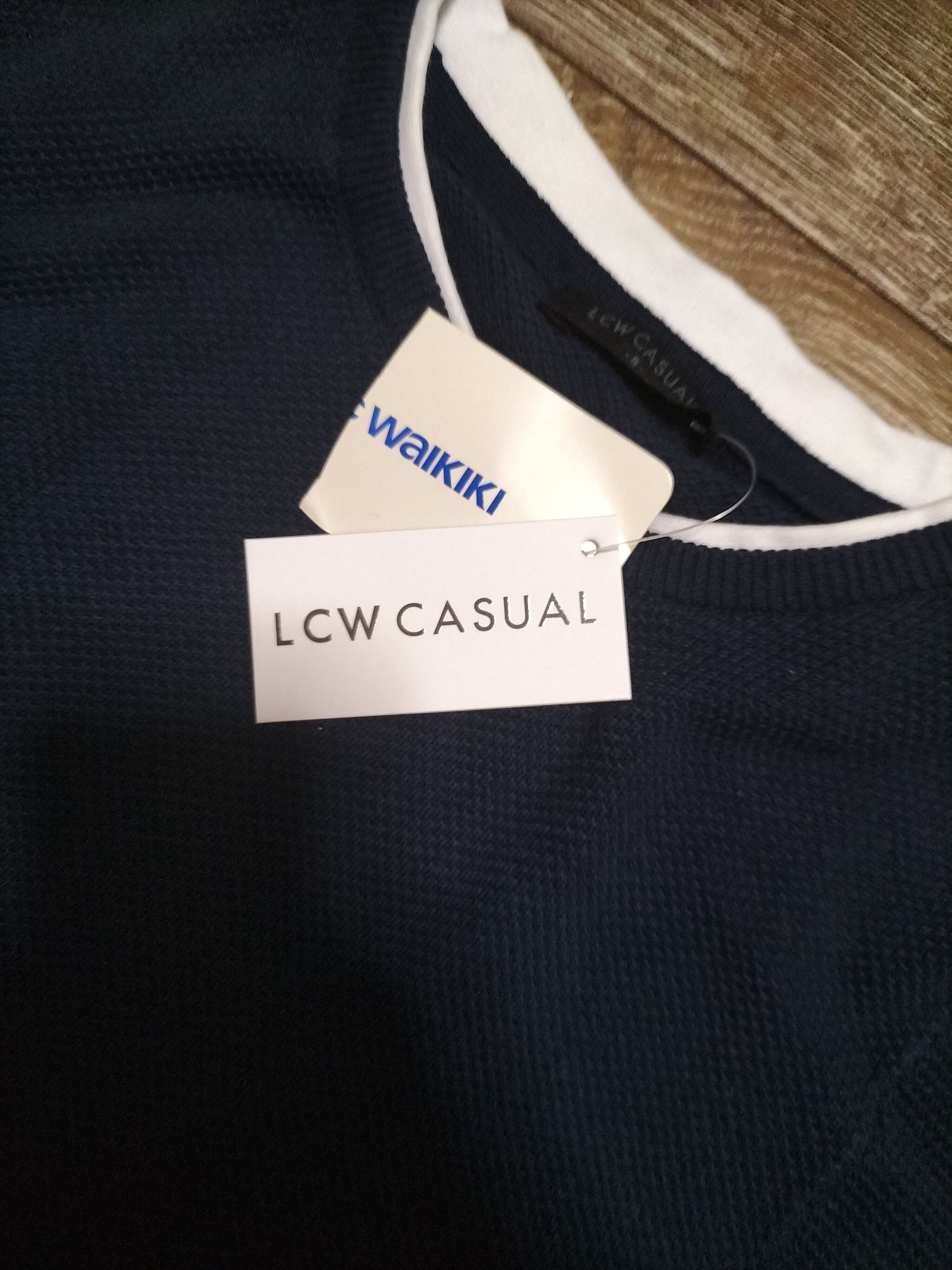 LCW Casual В'язаний чоловічий светр з круглим вирізом - S