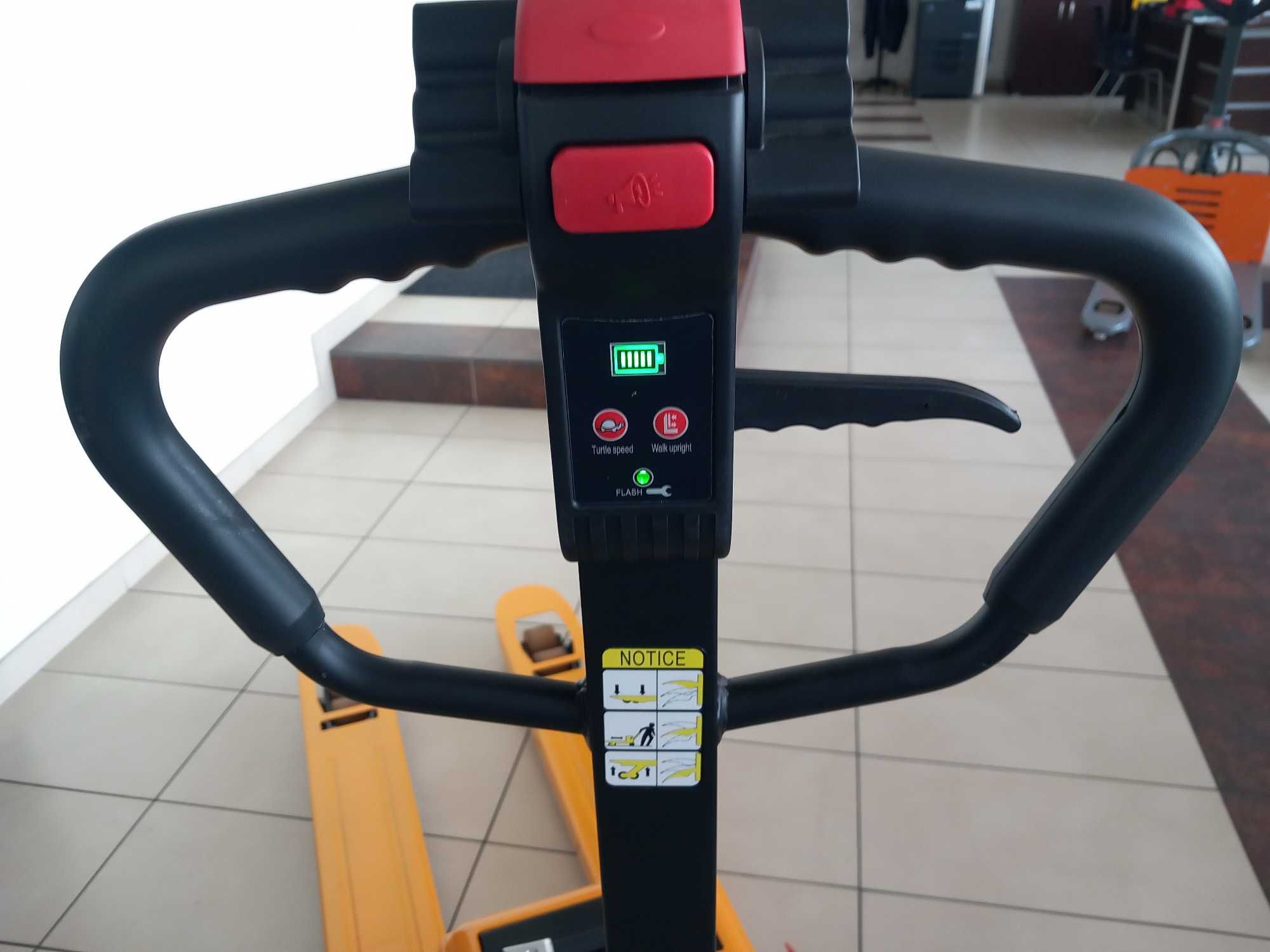 Wózek Paletowy Elektryczny 2000kg Widły L-1150 /Zwalniacz Hamulca 2024