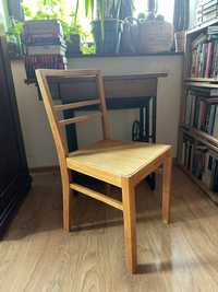 Krzesło drewniane typ 202 KS  z czasów PRL-u meble vintage laya 60