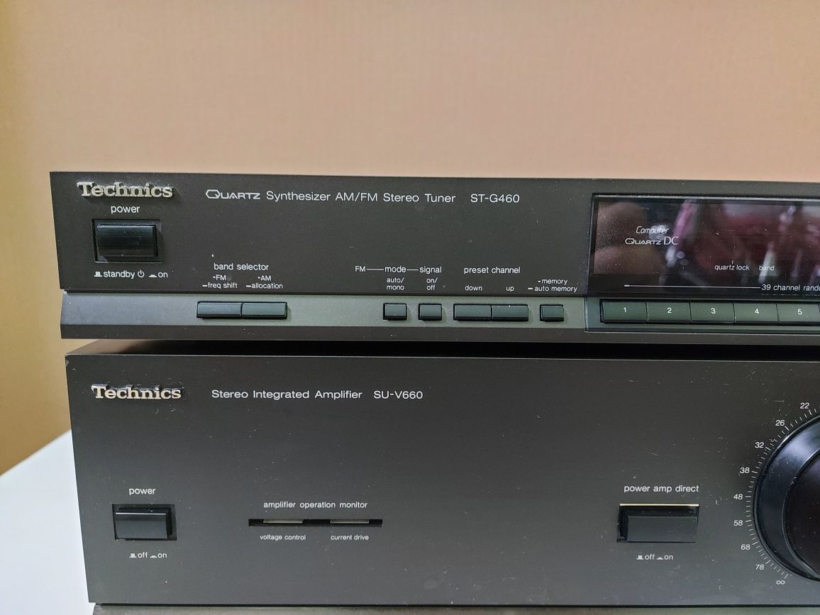 wzmacniacz Technics SU-V660 + tuner Technics ST-G460