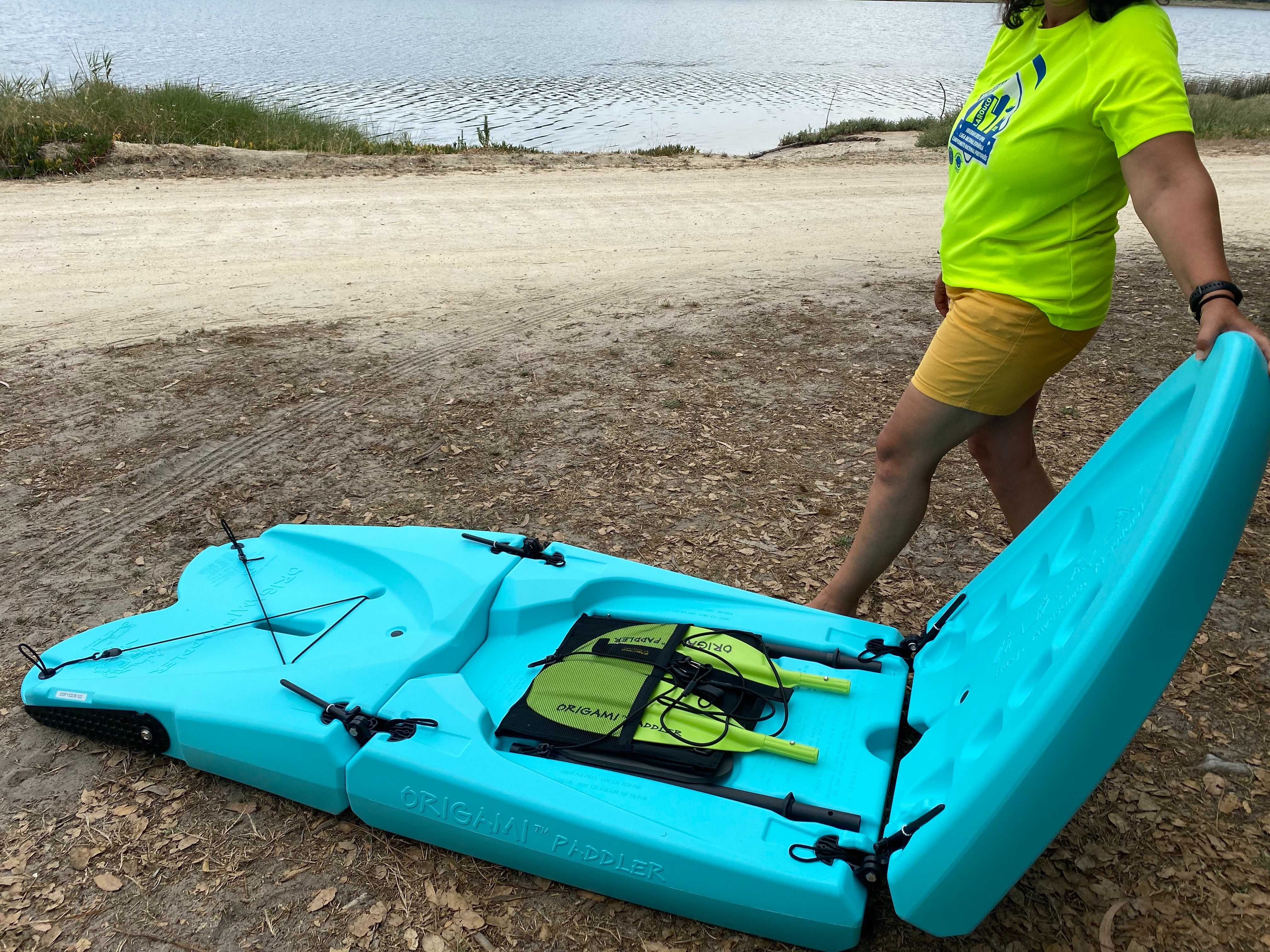 Paddle rígido dobrável em 3