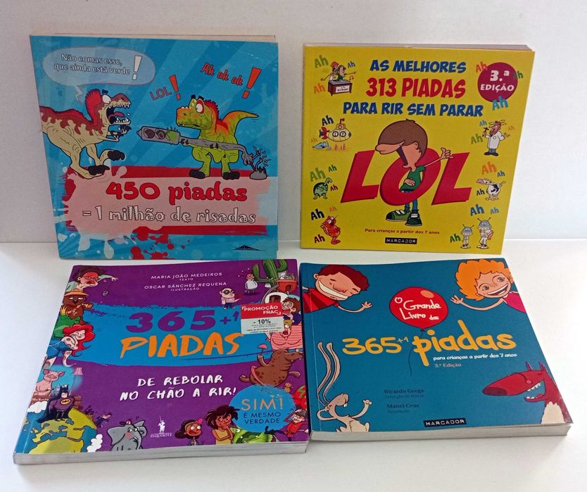 Vários livros de Piadas