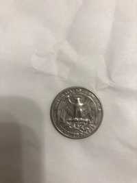 Монета liberty quarter dollar 1979