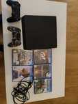Playstation 4, Slim, preto