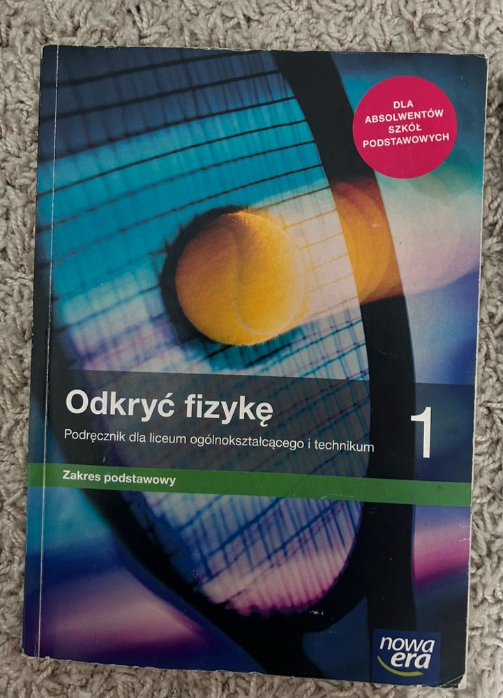 Podrecznik i cwiczenia do fizyki klasa 1