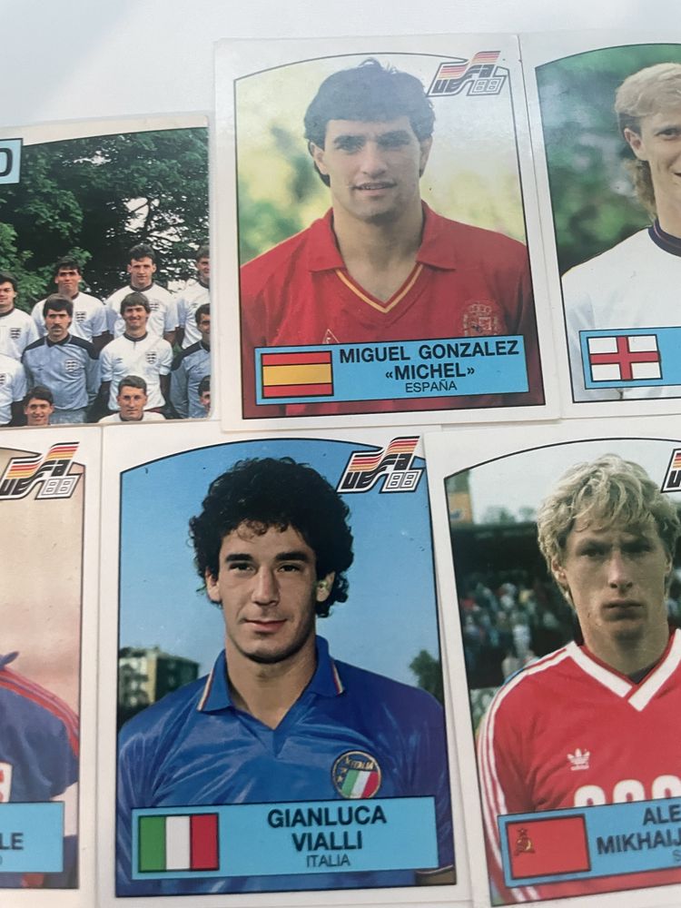 Cromos euro 88 (Vialli…)