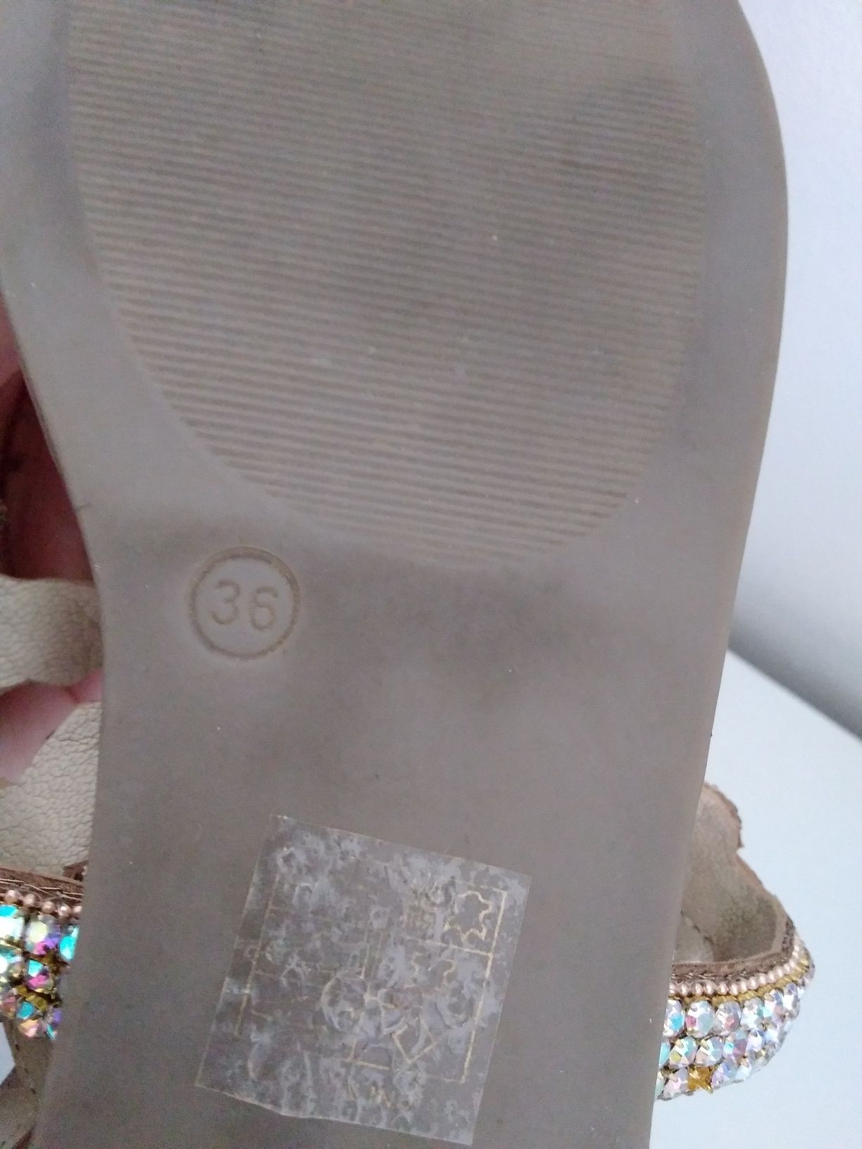 Sandálias strass 36 Cayetano Cimenez