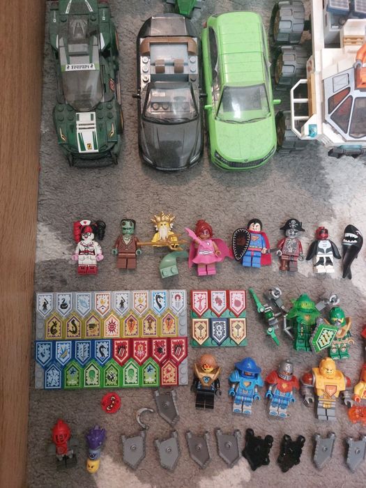 Kolekcja zestawów i figurek lego + cobi