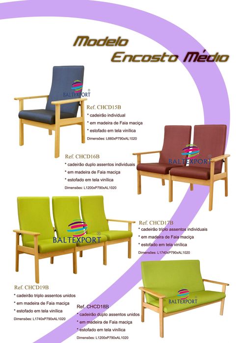 Mobiliario Geriatria Ambientes Geriátricos Cadeira em Faia Armários