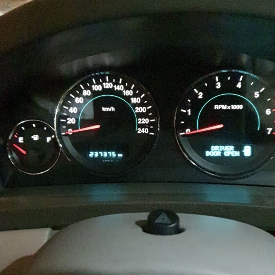 Перевод из миль в км Jeep / Transfer from miles to km Jeep