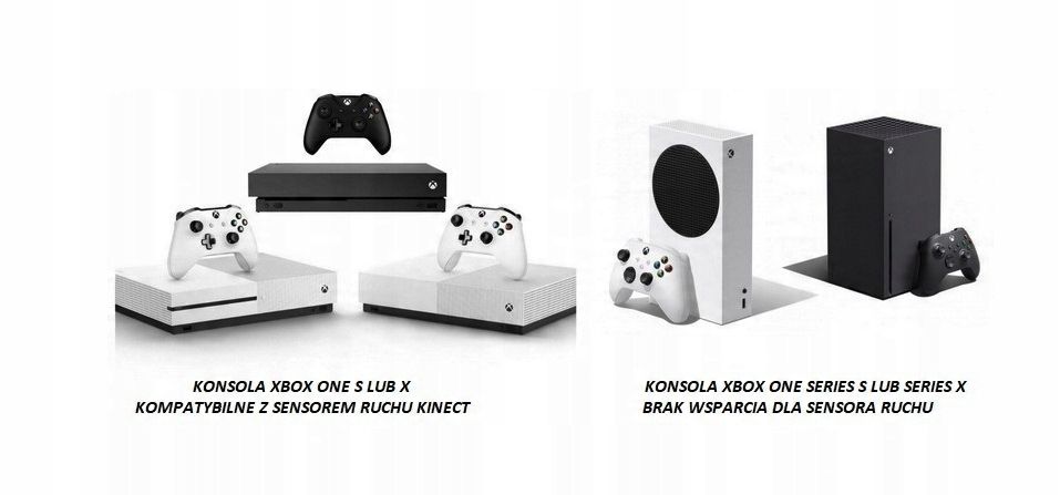 Sensor Ruchu Kinect + Adapter Xbox One S X