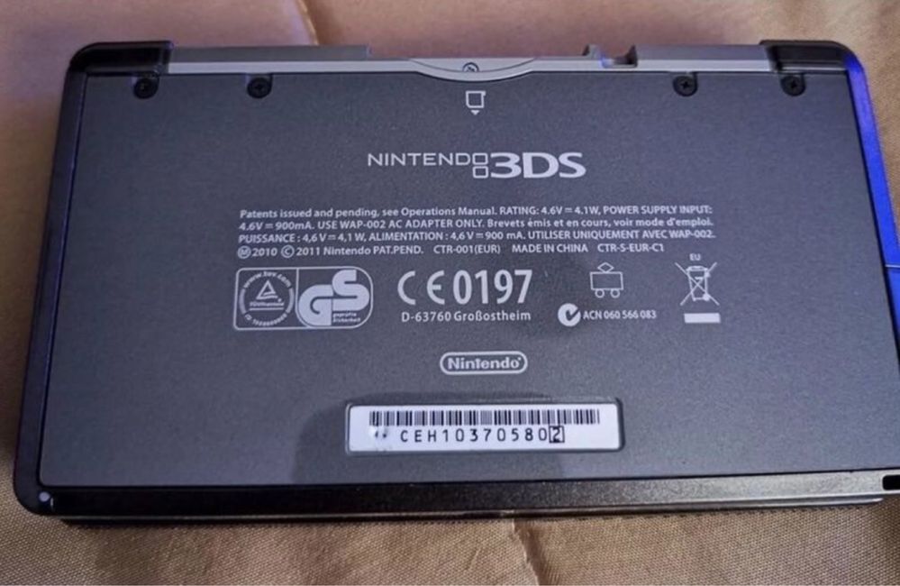 Nintendo 3Ds com jogo