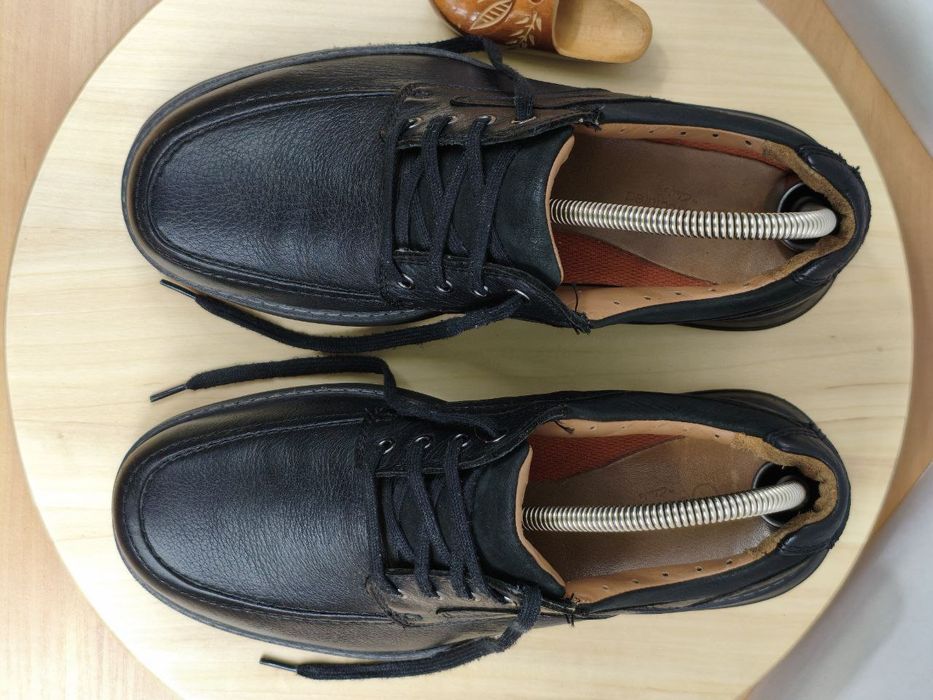 Buty Półbuty r. 41 (7H) Clarks męskie skórzane na szeroką stopę