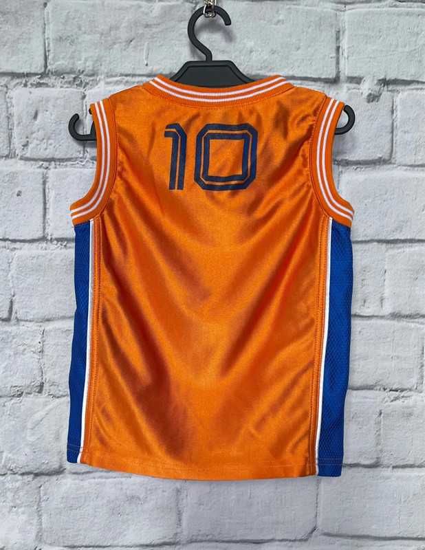 104 * KappAhl * pomarańczowa bluzka koszykarska śliska Athletic 10