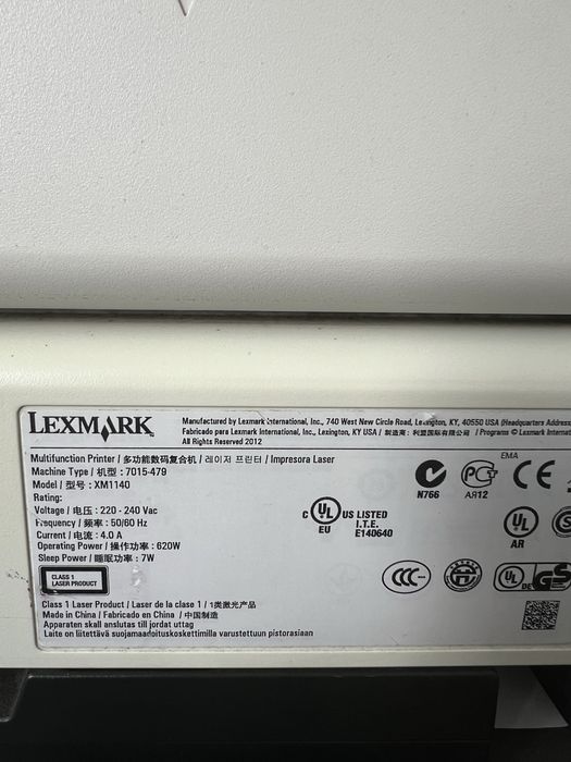 Прінтер сканер Lexmark XM1140