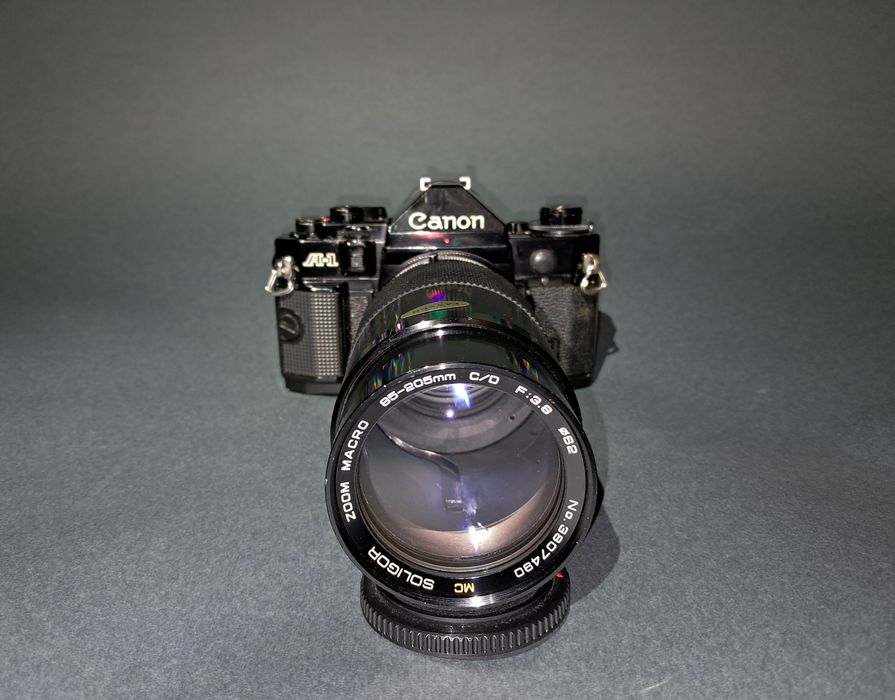 Canon A-1 + Soligor Zoom Macro 85-205 мм