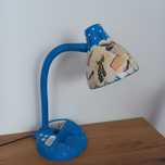 Lampka biurkowa decoupage