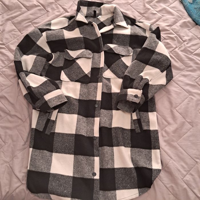 Пальто- рубашка m, тепла сорочка оверсайз