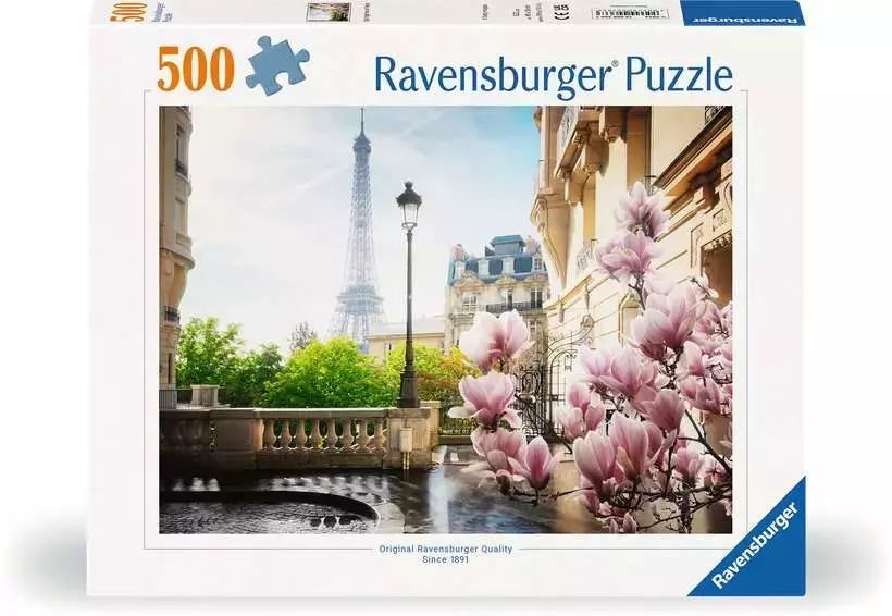 Puzzle 2D: Paryż 500el. Ravensburger. Nowy Produkt