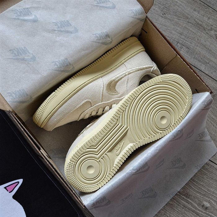 Мужские кроссовки Stussy X Nike Air Force 1 Low 'Fossil Stone' 40-45