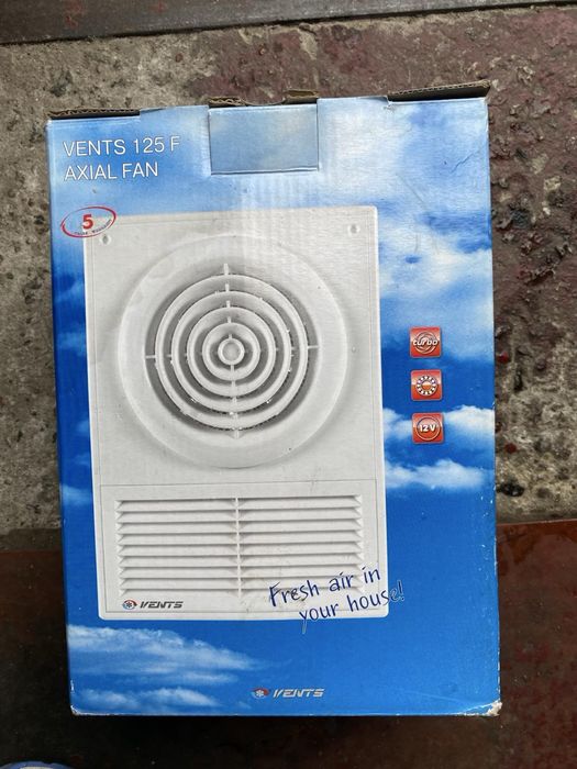Витяжний вентилятор VENTS 125 F AXIAL FAN