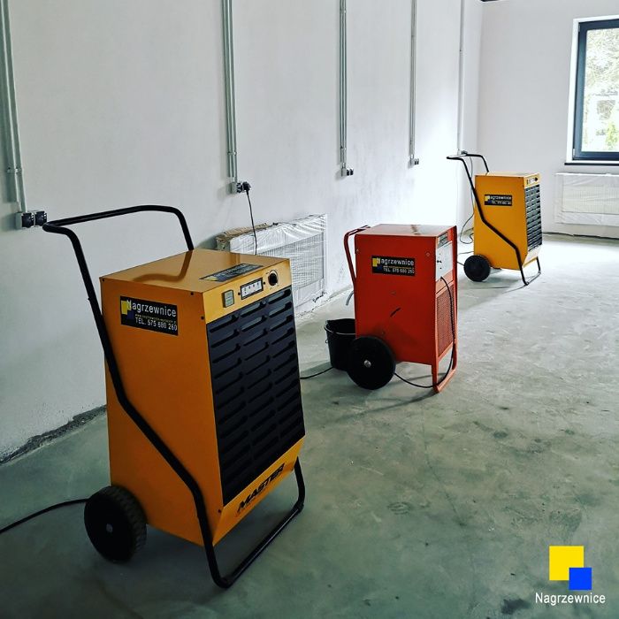 Bardzo wydajny osuszacz powietrza, pochłaniacz wilgoci wynajem 24/7