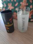 Szklanka passoa czarna szkło McDonald im lovin it kolekcja limited