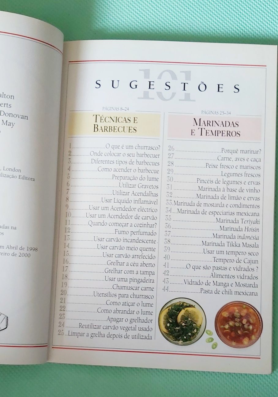 Livro 101 sugestões CHURRASCOS