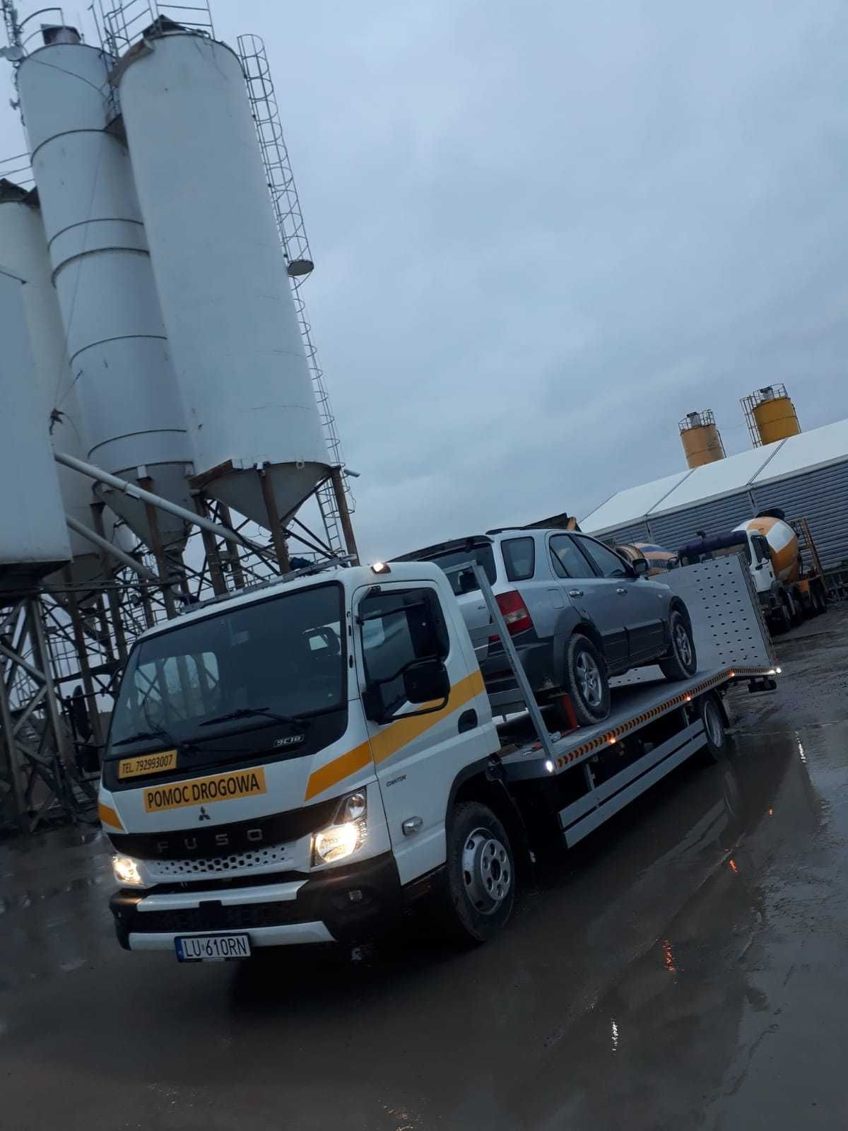 Pomoc drogowa, transport pojazdów, maszyn rolniczych, przyczep do 4,3T