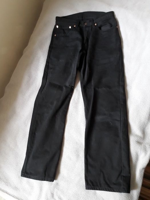 Dżinsy Levi's 751 czarne Spodnie jeansy męskie regular fit