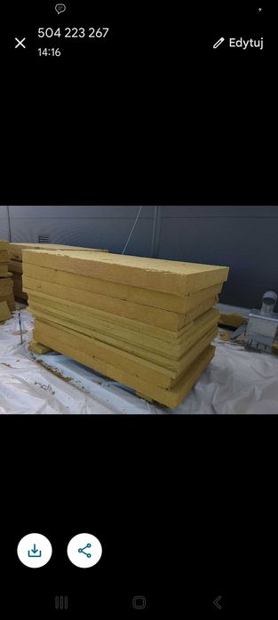 Wełna mineralna prasowana