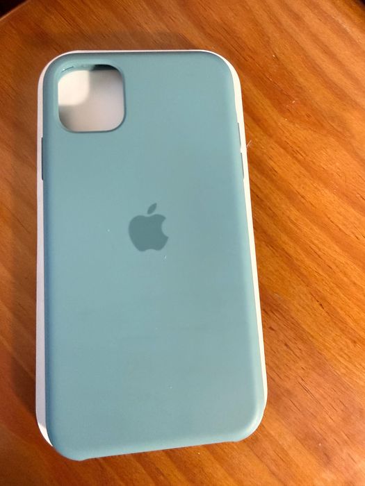 Capa Apple Silicone iPhone 11 Original (Cor Cactus)