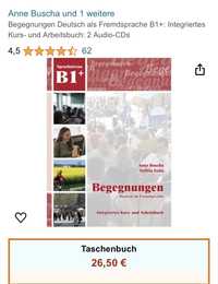 Książka Begegnungen B1 Kurs und Arbeitsbuch Buscha, Szita
