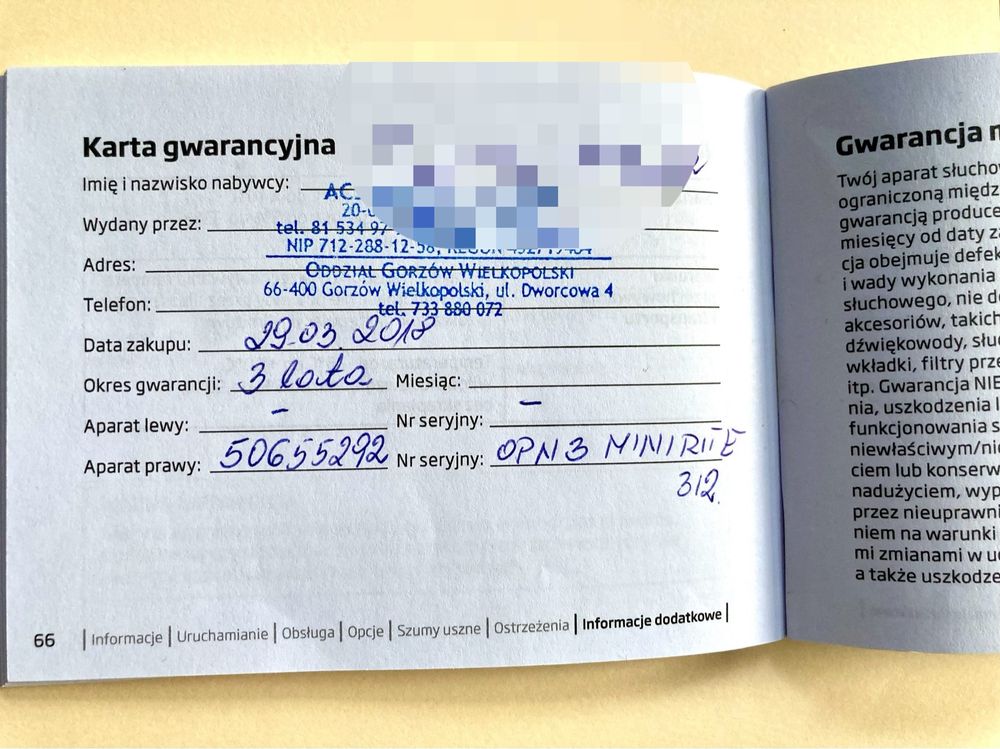 Aparat słuchowy Oticon Opn 3 miniRite T