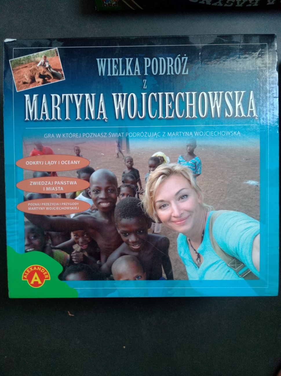 Wielka podróż z Martyną Wojciechowską Martyna gra